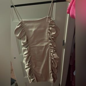Zara Pleather Mini Dress